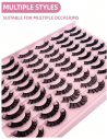 Groinneya-30 Paires De Faux Cils Naturels B03