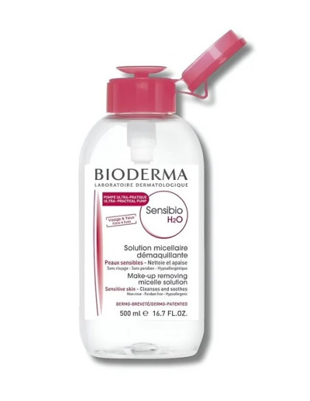 Bioderma Sensibio H2O - Eau Micellaire Pompe Inverse 500ml