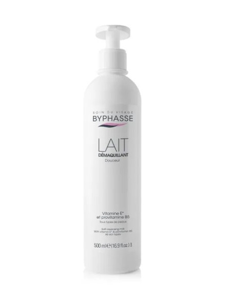 Byphasse – Lait Démaquillant Douceur Visage Tous Types De Peaux 500ml