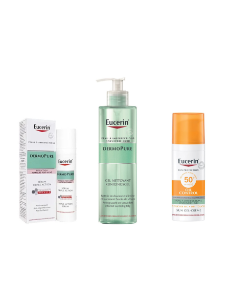 Pack Soin Complet Anti Imperfections & Trio Essentiel Anti-Acné +sac cosmétique gratuit