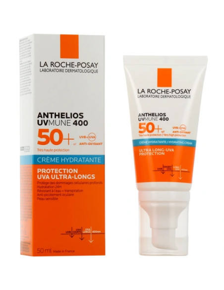 La roche posay anthelios UVmune 400 crème hydratante spf50+ sans parfu