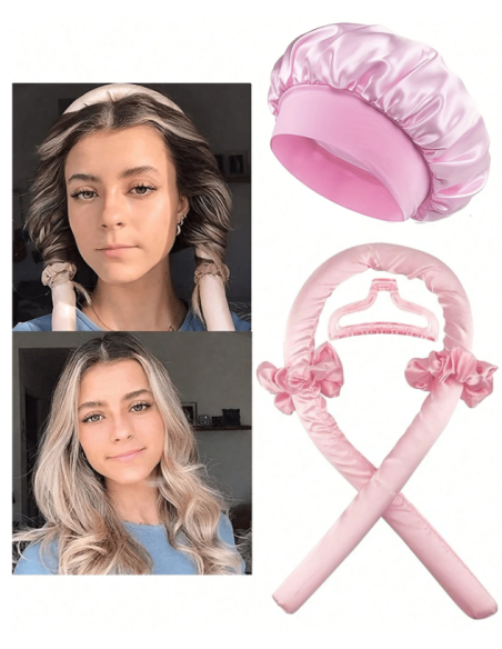 5 pièces/set Bande de tête sans chaleur pour boucler les cheveux