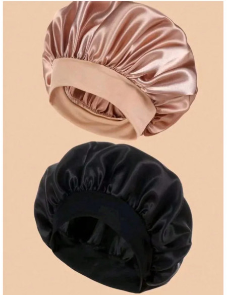 Bonnet en soie pour cheveux – protection douce anti-frisottis & casse