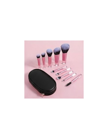 Rosée Glamour – Kit Pinceaux & Trousse