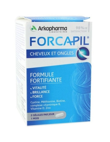 Arkopharma Forcapil Cheveux et ongles — 60 gélules