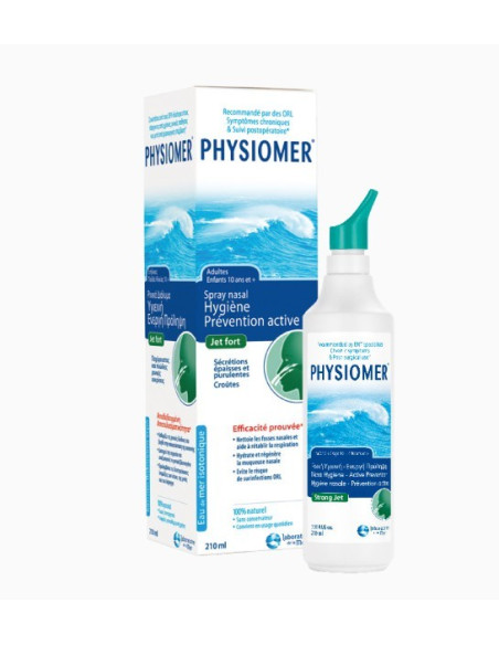 Physiomer Hygiène Nasale Jet Fort 210ml Physiomer Hygiène Nasale Jet Fort 210ml