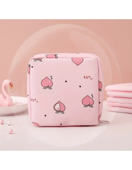 Sac de rangement minimaliste pour serviettes hygiéniques – Trousse de voyage multifonction