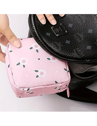 Sac de rangement minimaliste pour serviettes hygiéniques – Trousse de voyage multifonction