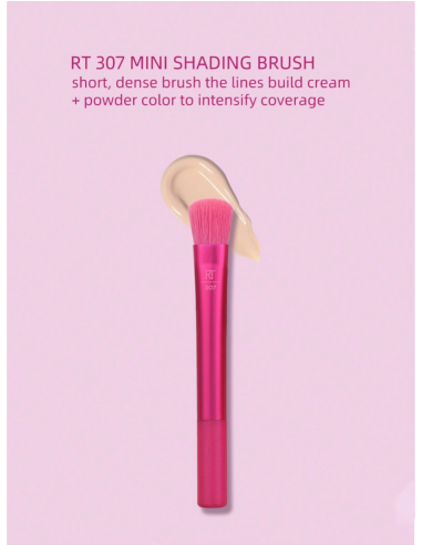 Real Techniques Mini Holidaze Brush + Sponge Set – 4 pièces voyage, vegan & cruelty-free