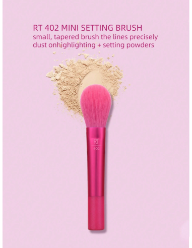 Real Techniques Mini Holidaze Brush + Sponge Set – 4 pièces voyage, vegan & cruelty-free