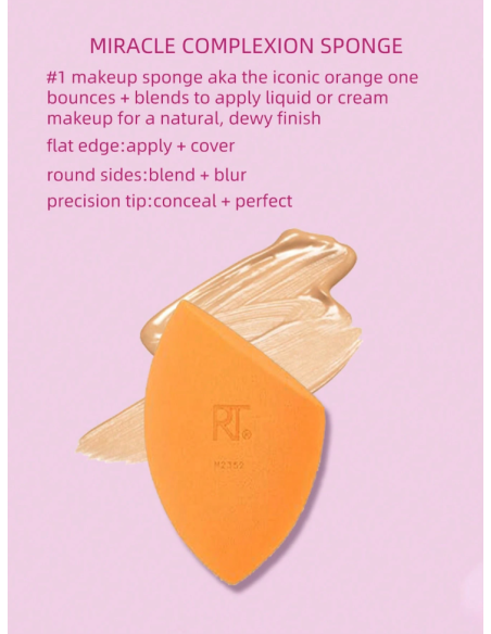 Real Techniques Mini Holidaze Brush + Sponge Set – 4 pièces voyage, vegan & cruelty-free