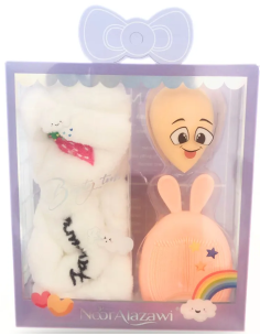 Coffret bandeau & éponge & brosse nettoyant blanc - Noor Alazawi