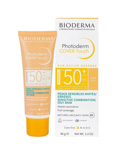 Photoderm COVER Touch Mineral SPF50+ Clair 40 g | Bioderma