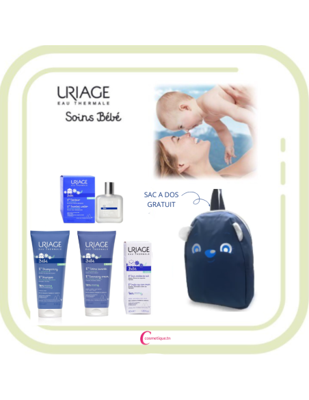 Pack Uriage Bébé Routine Complète + Sac à Dos Offert