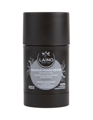 Masque visage détox au charbon en stick 65 g – Laino