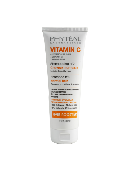 Phytéal Vitamine C shampooing Booster n°2 cheveux normaux 250 ml | Cosmetique.tn