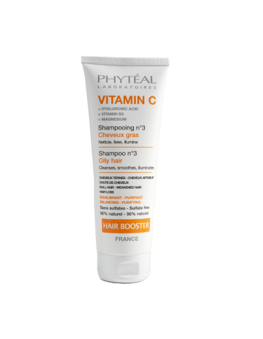 Phytéal Vitamine C shampooing Booster n°3 cheveux gras 250 ml | Cosmetique.tn