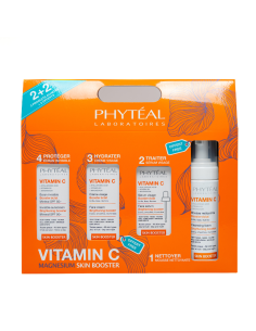 Phyteal Coffret Vitamine C Sérum Visage + Écran Invisible + (Mousse Et Crèmes Gratuites)