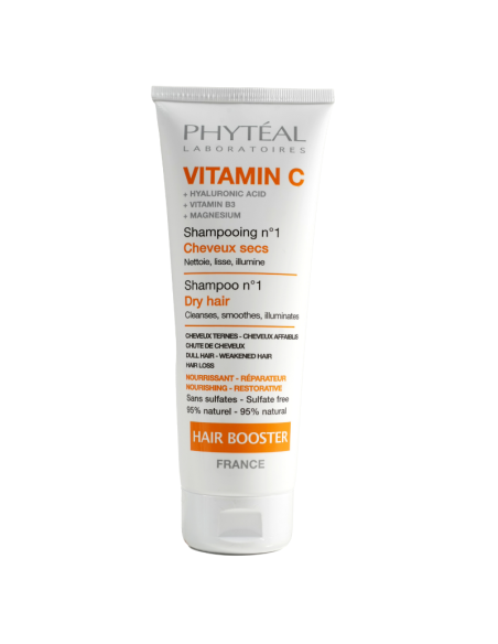 Phytéal Vitamine C shampooing Booster n°1 cheveux secs 250 ml | Cosmetique.tn