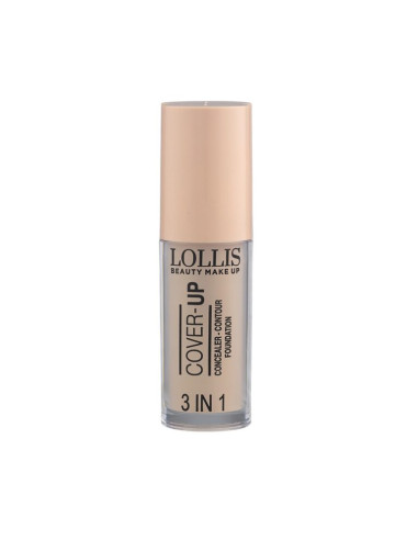 Lollis Cover Up 3 In 1 Concealer Contour Foundation 02