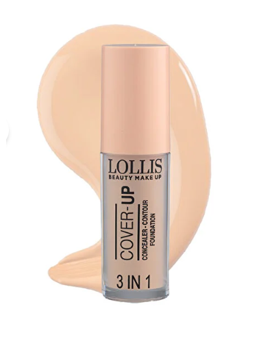 Lollis Cover Up 3 In 1 Concealer Contour Foundation 04