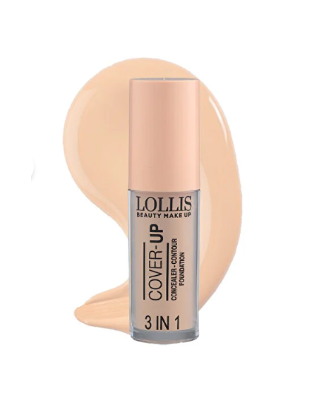 Lollis Cover Up 3 In 1 Concealer Contour Foundation 04