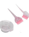 Ensemble De Pinceaux De Teinture 3 Pièces Kit De Coloration Capillaire