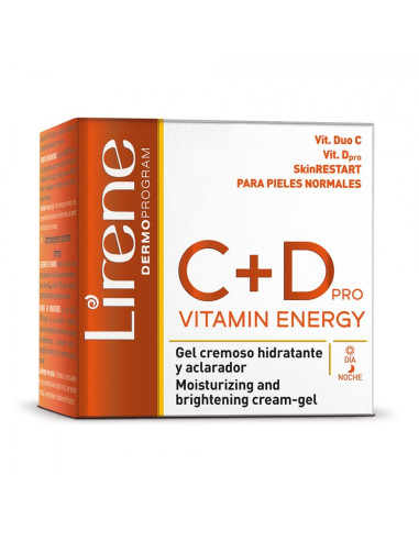 Lirene C+D Pro Vitamin Energy Gel-Crème Peaux Normales à Mixtes 50 ml