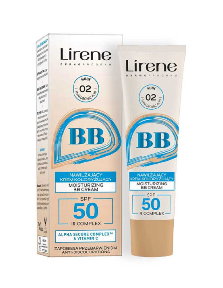 Lirene BB Crème SPF 50 02 Nude 30 ml