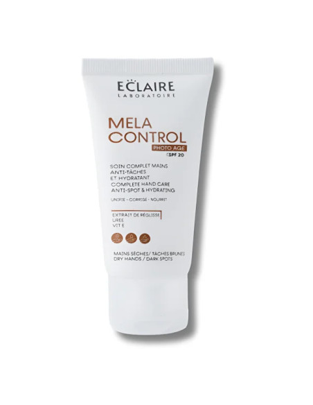 Eclaire Mela Control Crème Mains SPF20 Anti Age Anti Taches 50ML
