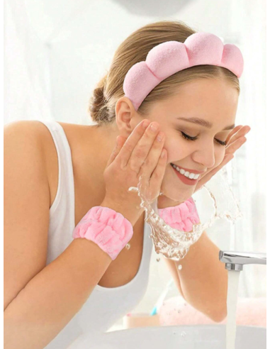 Set De 9 Pièces Kit Accessoires Cheveux & Beauté (Rose)