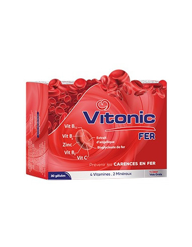 Vital Vitonic Fer – 30 gélules | cosmetique.tn