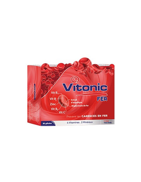 Vital Vitonic Fer – 30 gélules | cosmetique.tn