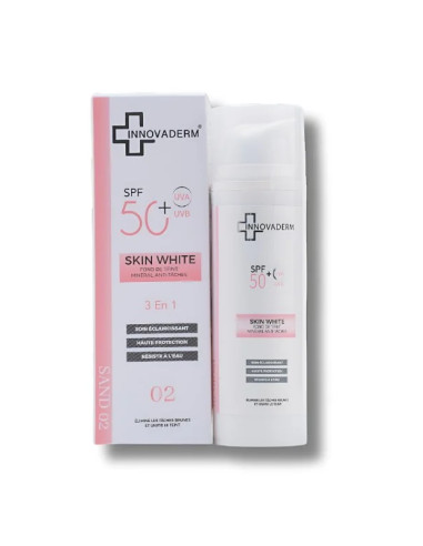 Innovaderm Skin White Fond De Teint Mineral Anti Taches 02 Sand