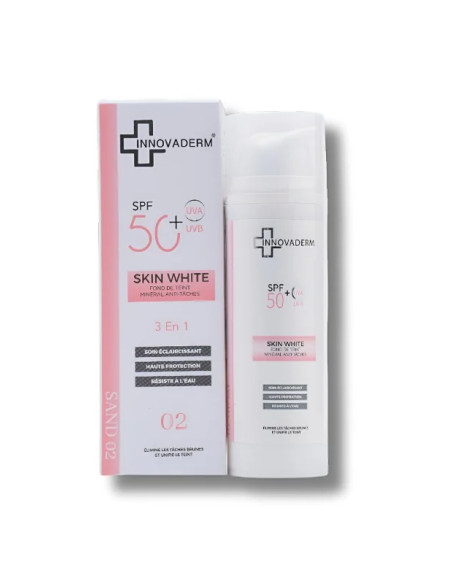 Innovaderm Skin White Fond De Teint Mineral Anti Taches 02 Sand
