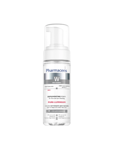 PHARMACERIS W PURE LUMINIUM MOUSSE NETTOYANTE ANTI TACHES 150ML