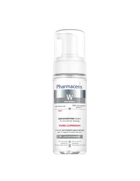PHARMACERIS W PURE LUMINIUM MOUSSE NETTOYANTE ANTI TACHES 150ML