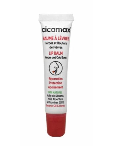 Cicamax Baume à Lèvres 15ml | Répare, hydrate et protège