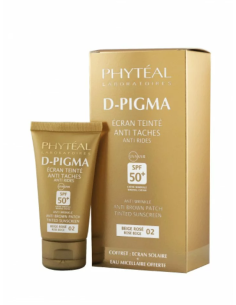 Ecran solaire teinté rose spf50 50ml - Phyteal-
