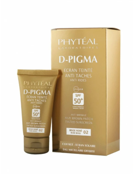 Ecran solaire teinté rose spf50 50ml - Phyteal-