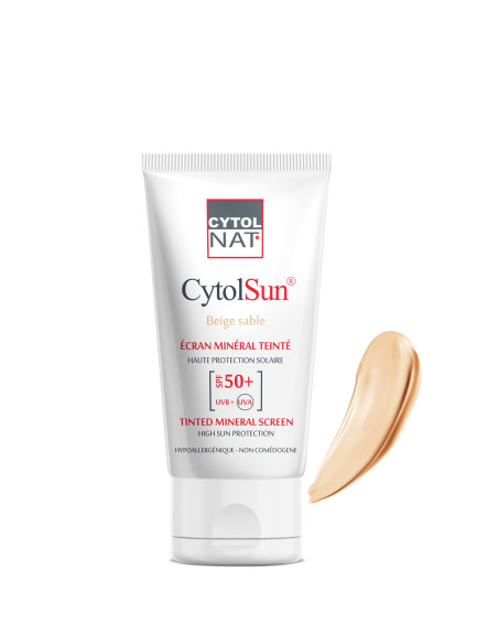 CytolSun Beige Sable SPF50+ 50ml | Écran minéral teinté