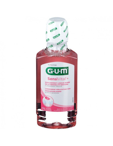 GUM Bain De Bouche Sensivital 300ml | Dents sensibles