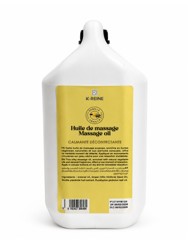 K-Reine Huile de Massage Eucalyptus Vanille 5L | Détente