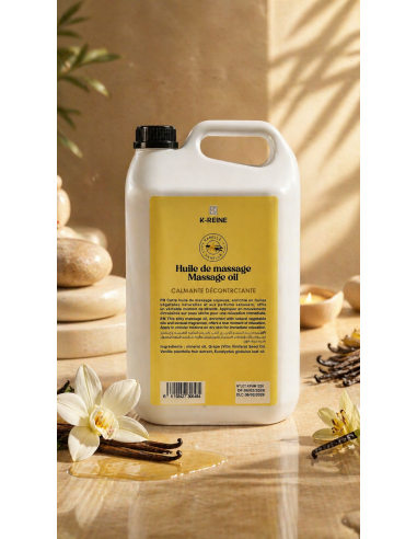 K-Reine Huile de Massage Eucalyptus Vanille 5L | Détente