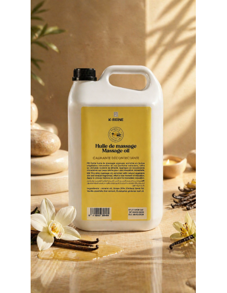 K-Reine Huile de Massage Eucalyptus Vanille 5L | Détente