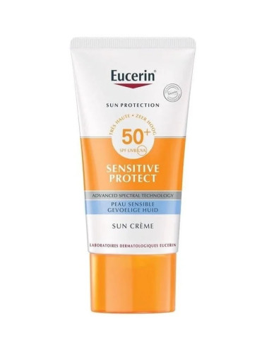 Eucerin Sun Sensitive Protect crème visage SPF 50+ 50 ml | Cosmetique.tn