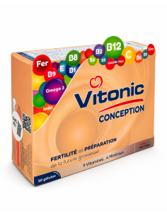 Vitonic conception 30 gélules -vital | cosmetique.tn