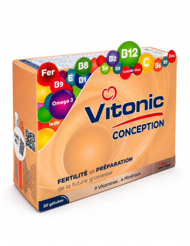 Vitonic conception 30 gélules -vital | cosmetique.tn