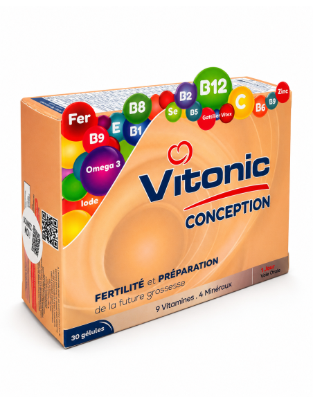 Vitonic conception 30 gélules -vital | cosmetique.tn