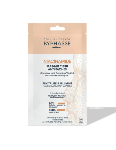Byphasse Masque Tissu Anti-Taches Niacinamide 18 ml